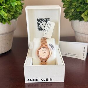ANN KLEIN ROSE GOLD-TONE WATCH 🌟NWT🌟